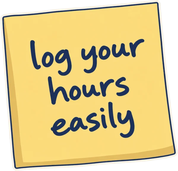 Log your hours easily